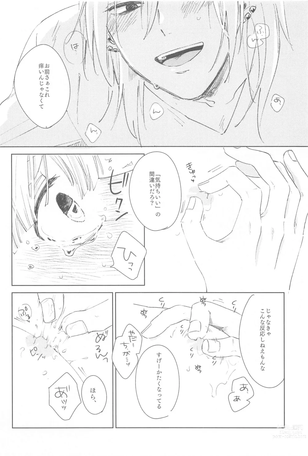 Page 11 of doujinshi Ijiwaru Suru?