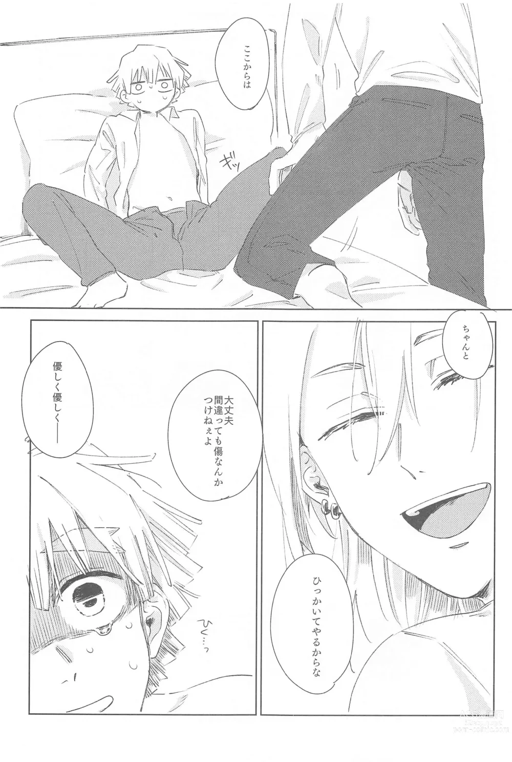 Page 14 of doujinshi Ijiwaru Suru?