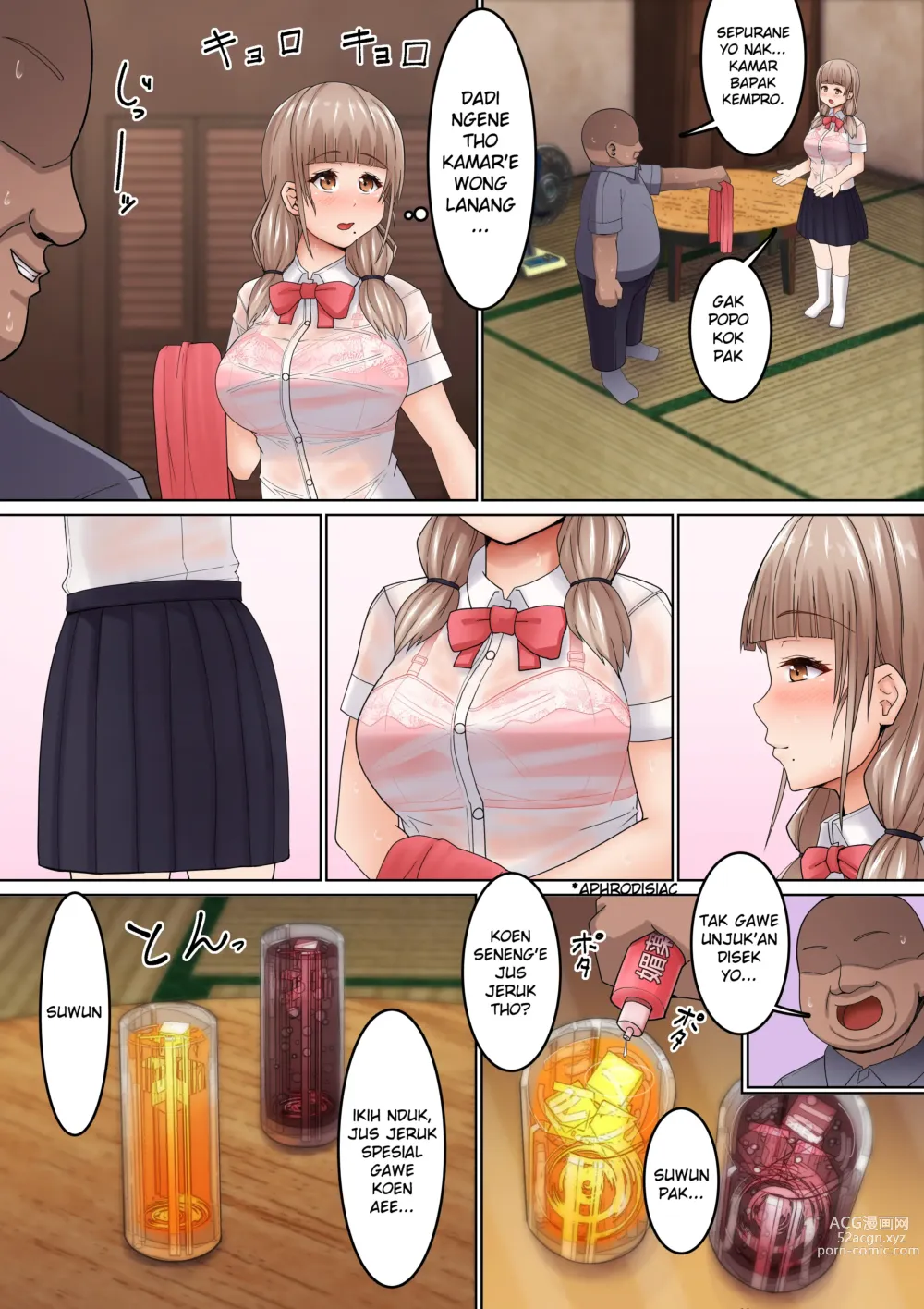 Page 6 of doujinshi Aku ora isok nolak pijetan erotis! ~ Arek SMA kuper digawe ngoyo karo Bapak-bapak tuwek ~