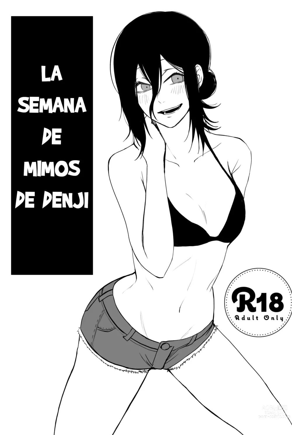 Page 1 of doujinshi La semana de mimos de Denji