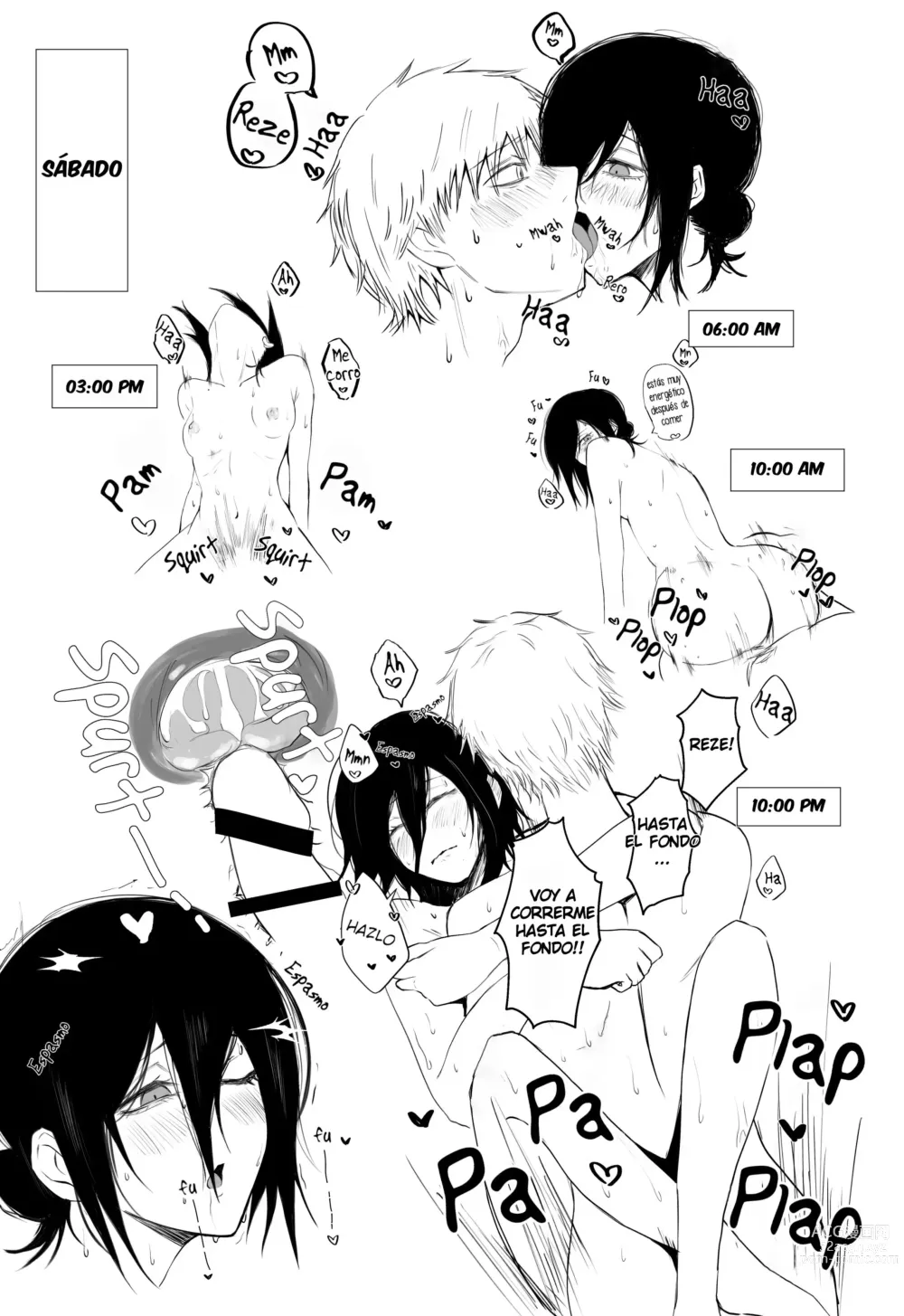 Page 7 of doujinshi La semana de mimos de Denji