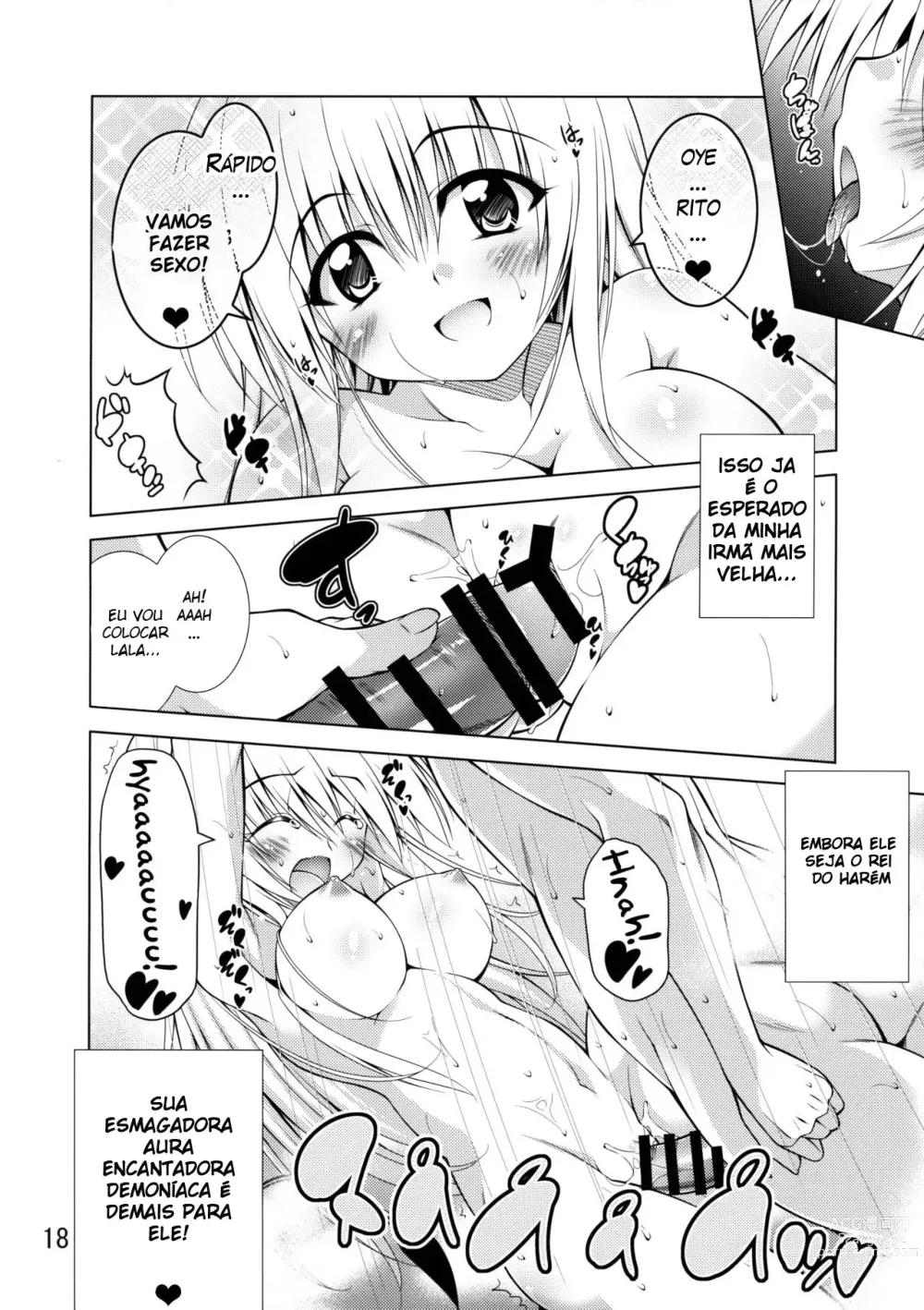 Page 17 of doujinshi Rito-san no Harem Seikatsu