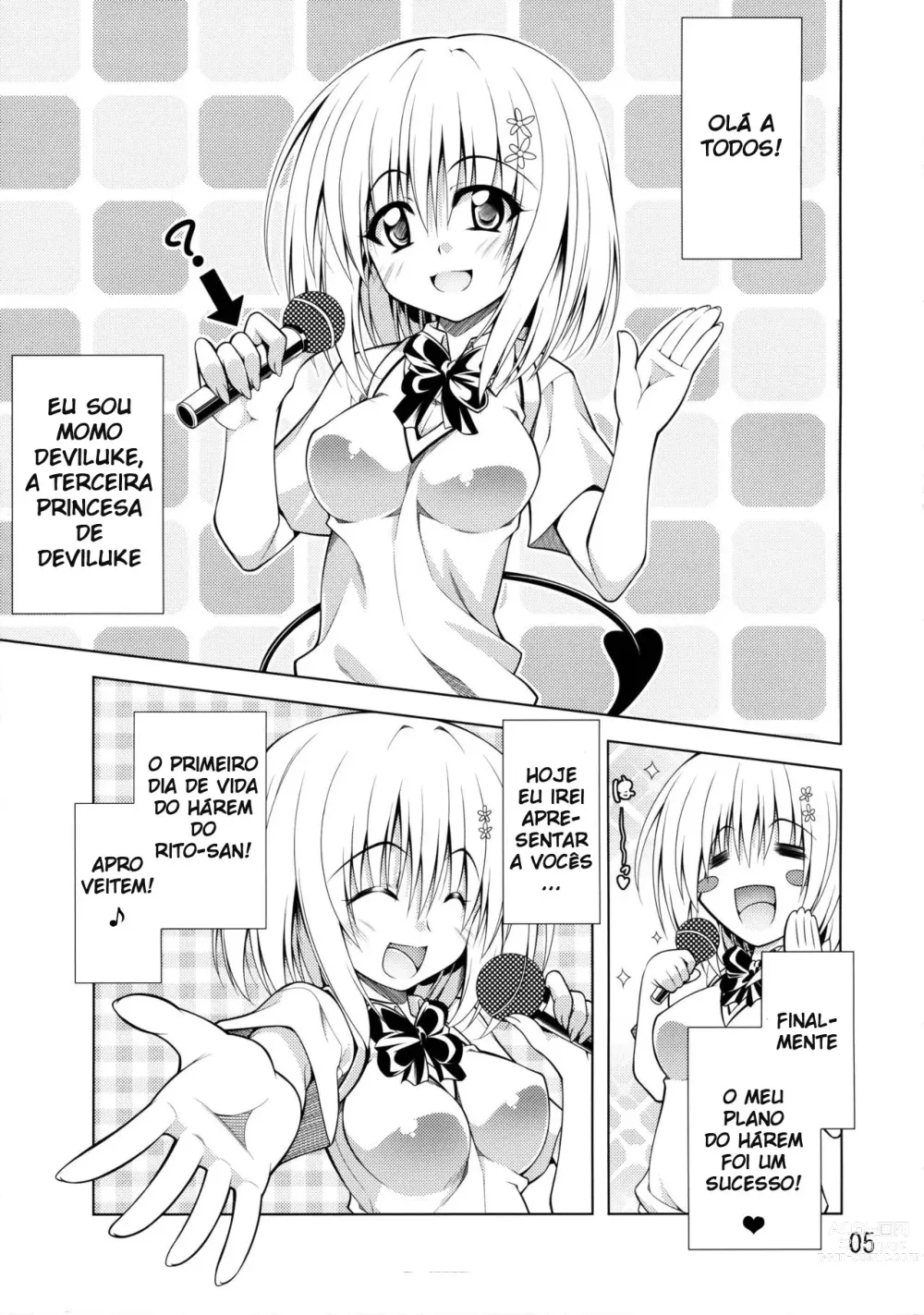 Page 4 of doujinshi Rito-san no Harem Seikatsu