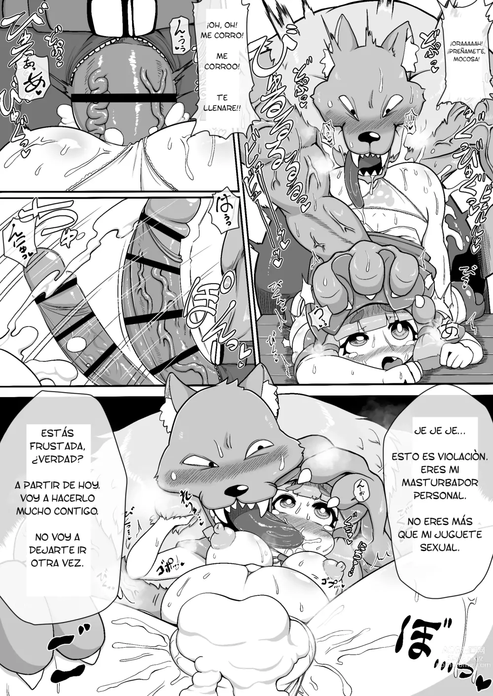 Page 14 of doujinshi Akazukin-chan ga ōkami-san ni hageshiku okasa reru dake no manga