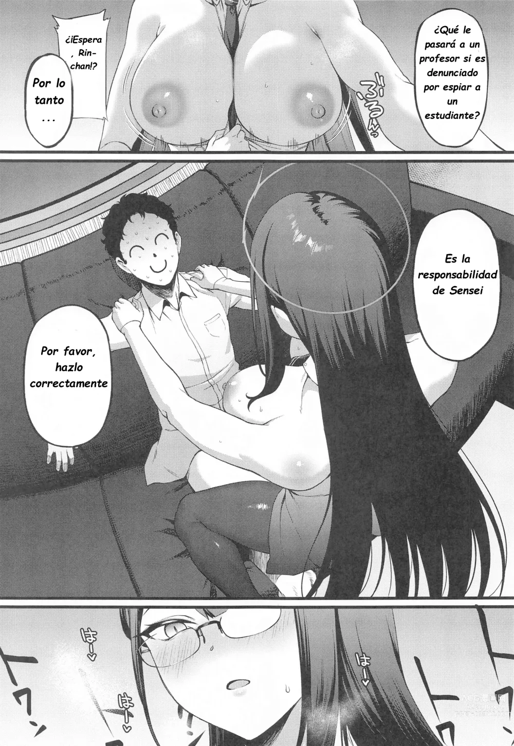 Page 10 of doujinshi Nanagami Rin está en celo