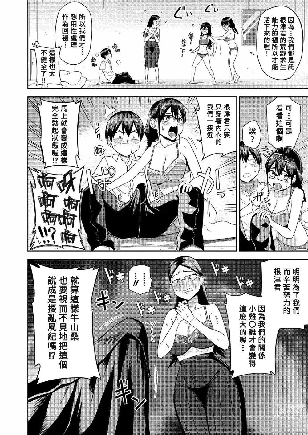 Page 8 of manga Mujintou de, SEX ni Kyoumishinshin na Dosukebe Inkya Joshi-tachi to Harem Life Chuuhen