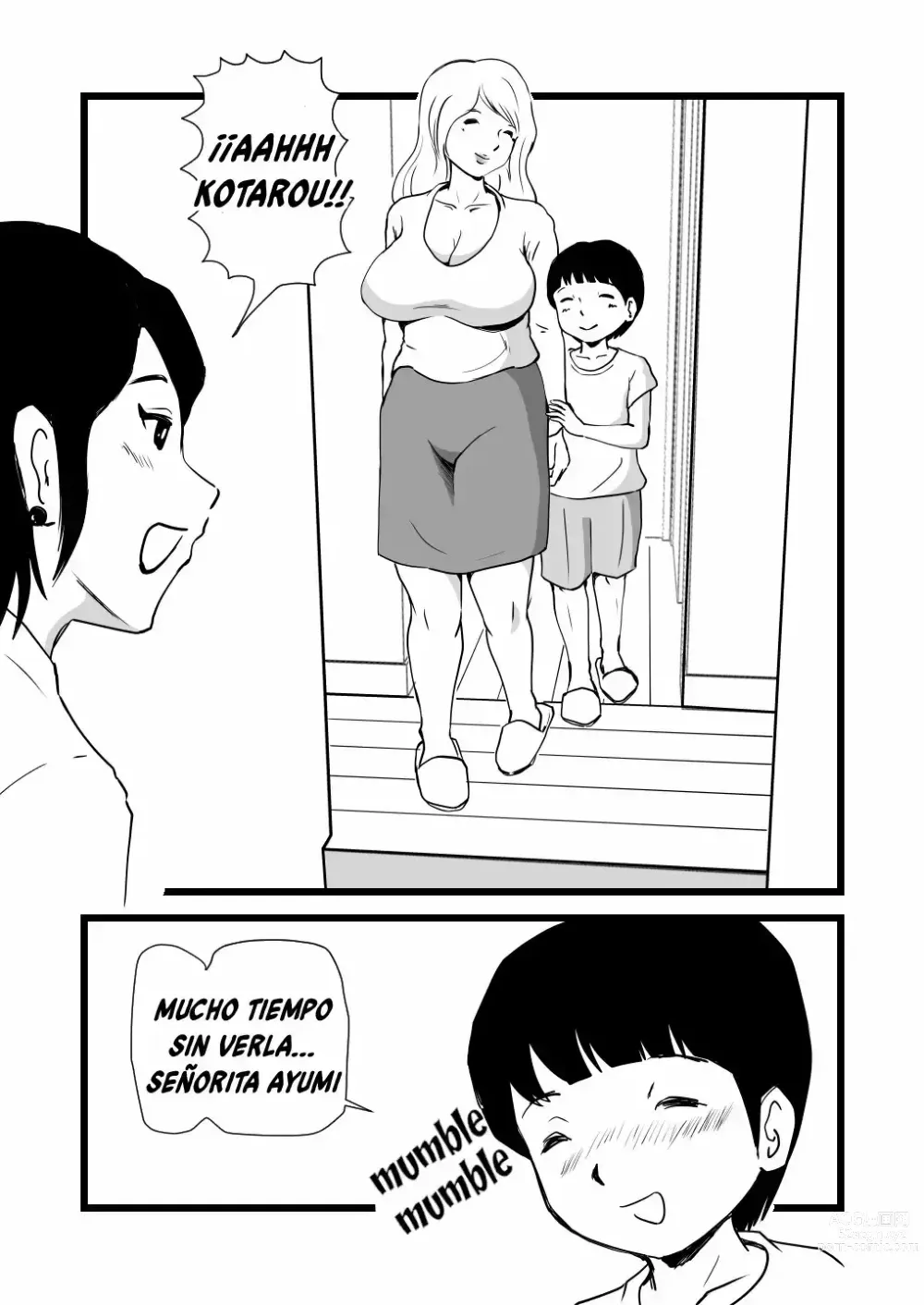 Page 4 of doujinshi LA HISTORIA DE UN HIJO QUE ES EXPLOTADO SEXUALMENTE POR SU MADRE Y AYUMI (SPANISH))