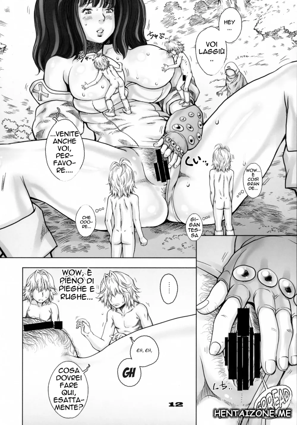 Page 12 of doujinshi Il Desiderio di Diane