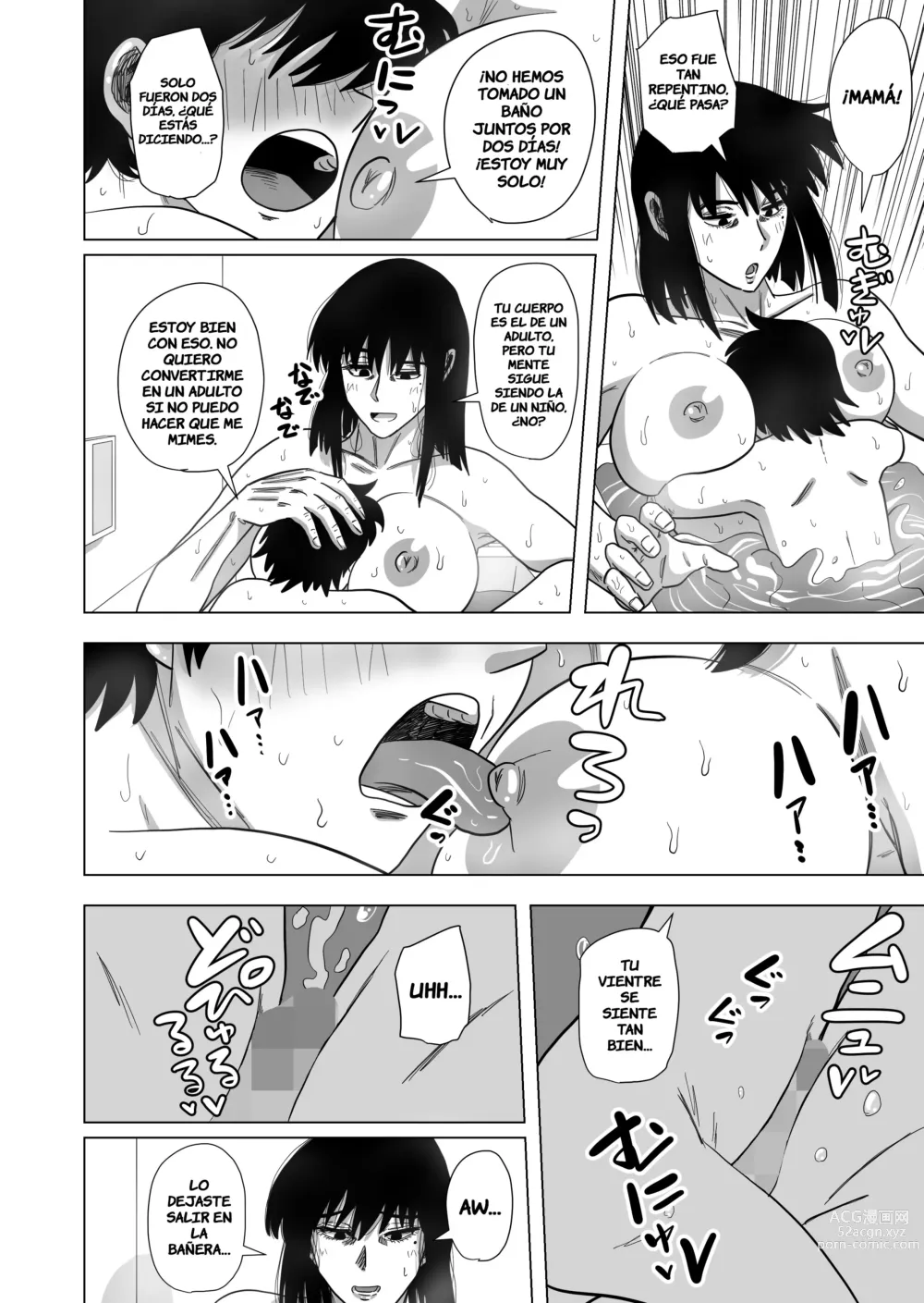 Page 19 of doujinshi Ofuro de Okaa-san to...