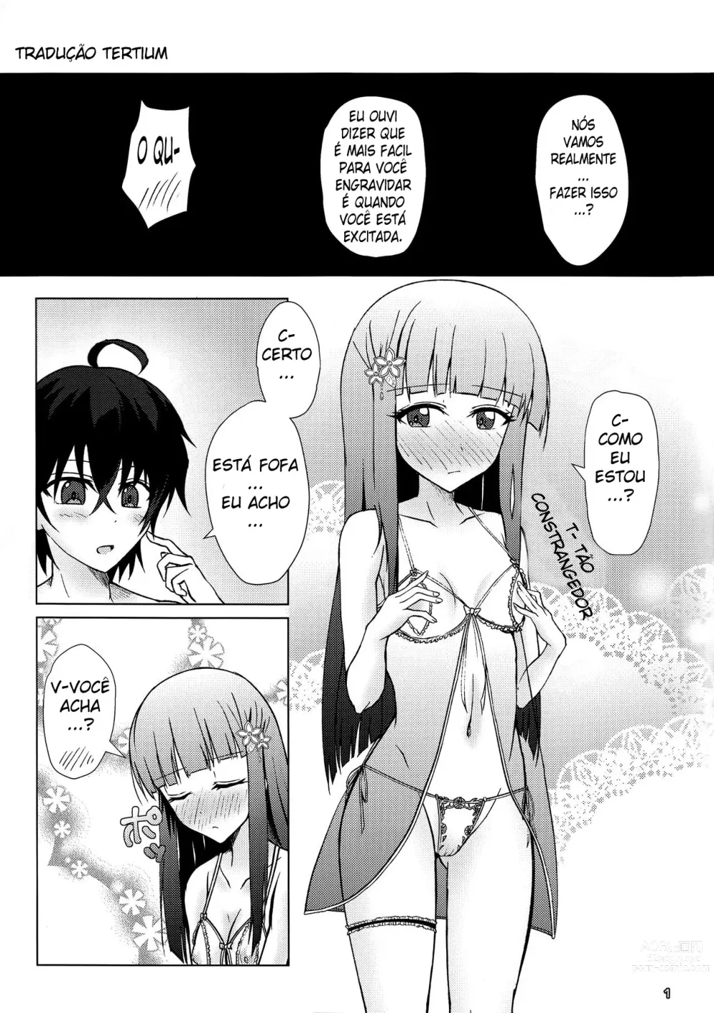 Page 2 of doujinshi Kinki no Juhou de Harem ni Natta no de Ecchi ni Hagemu Onmyouji