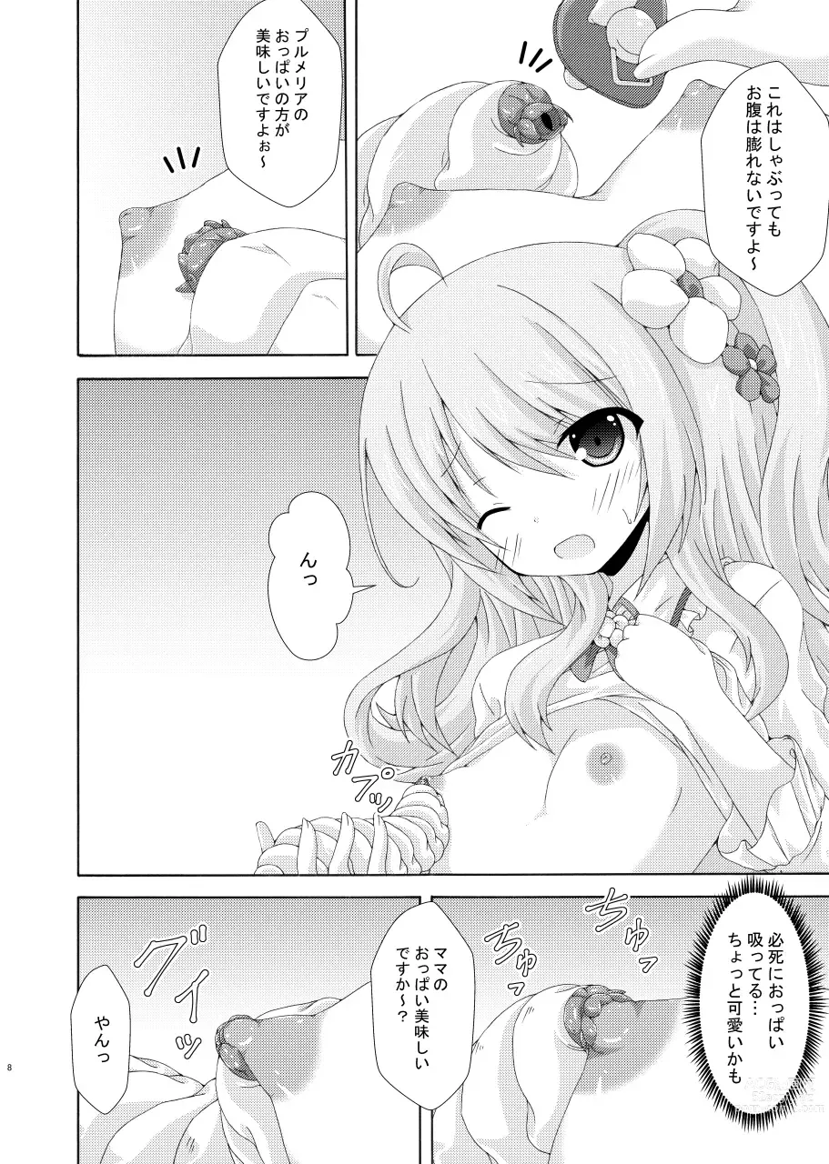 Page 7 of doujinshi Obeya to Youtai to Plumeria Mama