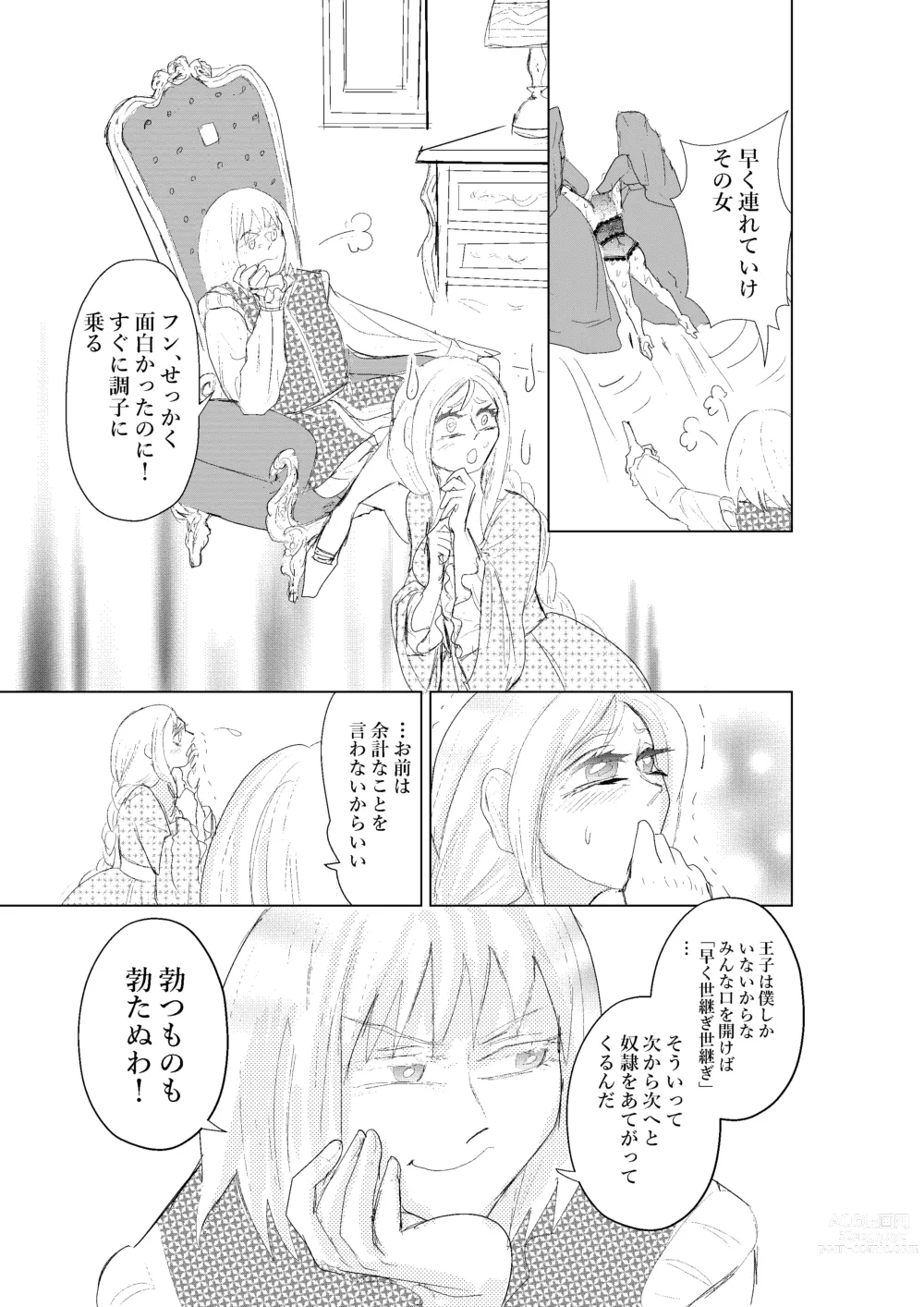 Page 19 of doujinshi Hontou ni Hidoi! Ningyo Hime