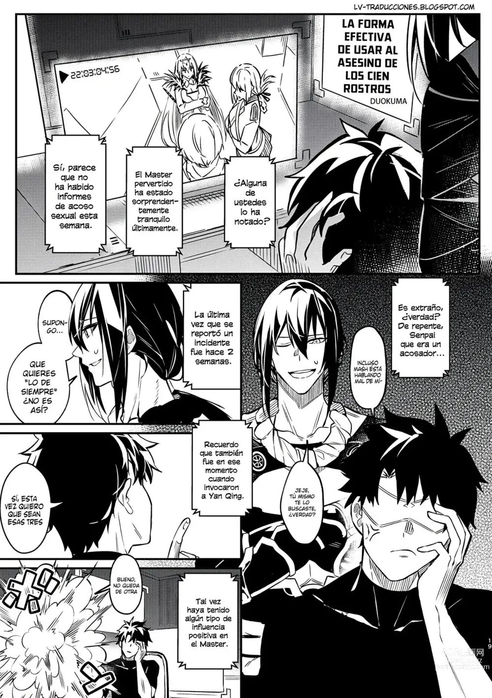 Page 1 of doujinshi Hyakumenso Asashin no koukateki na tsukaikata