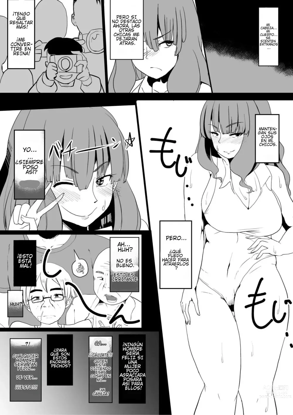 Page 7 of doujinshi Cambiando el corazón de una mujer por el de un anciano con una cámara