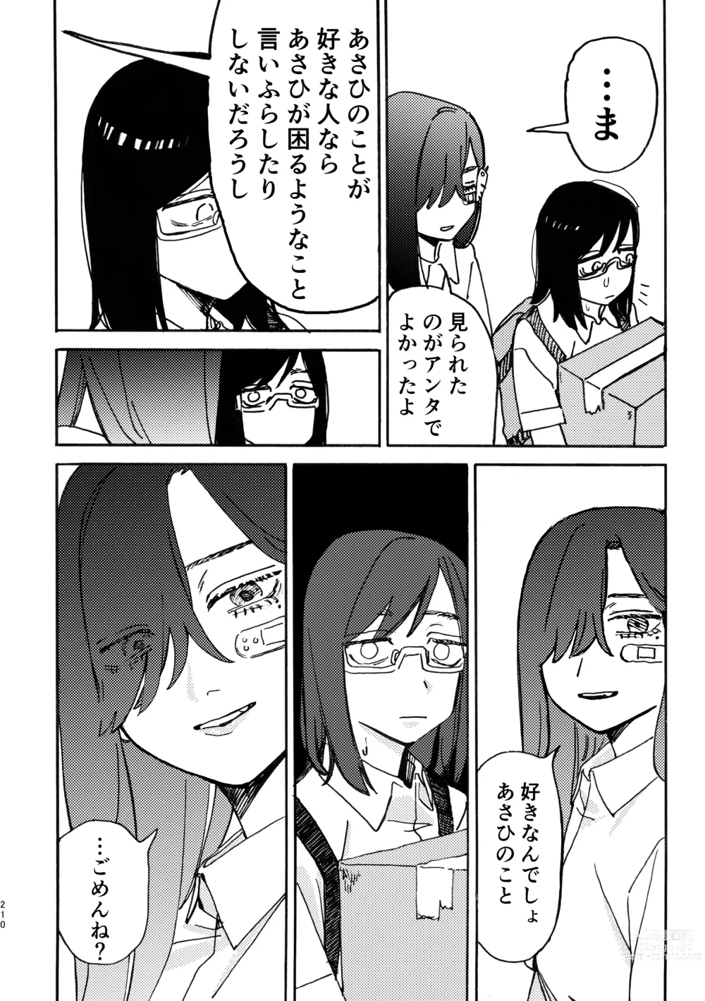 Page 211 of doujinshi 3P Yuri Ecchi Anthology