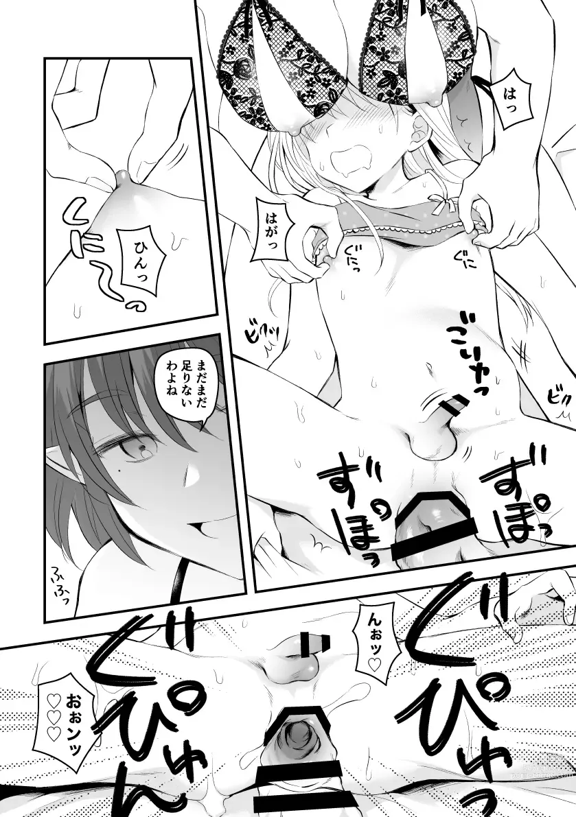 Page 9 of doujinshi Succubus to Ichaicha Shinagara Chinpo ni Naburareru Hanashi