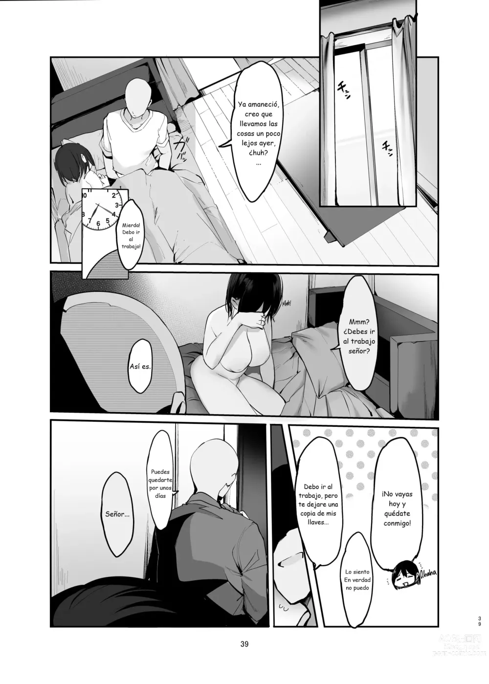 Page 41 of doujinshi Puedo quedarme a dormir señor?