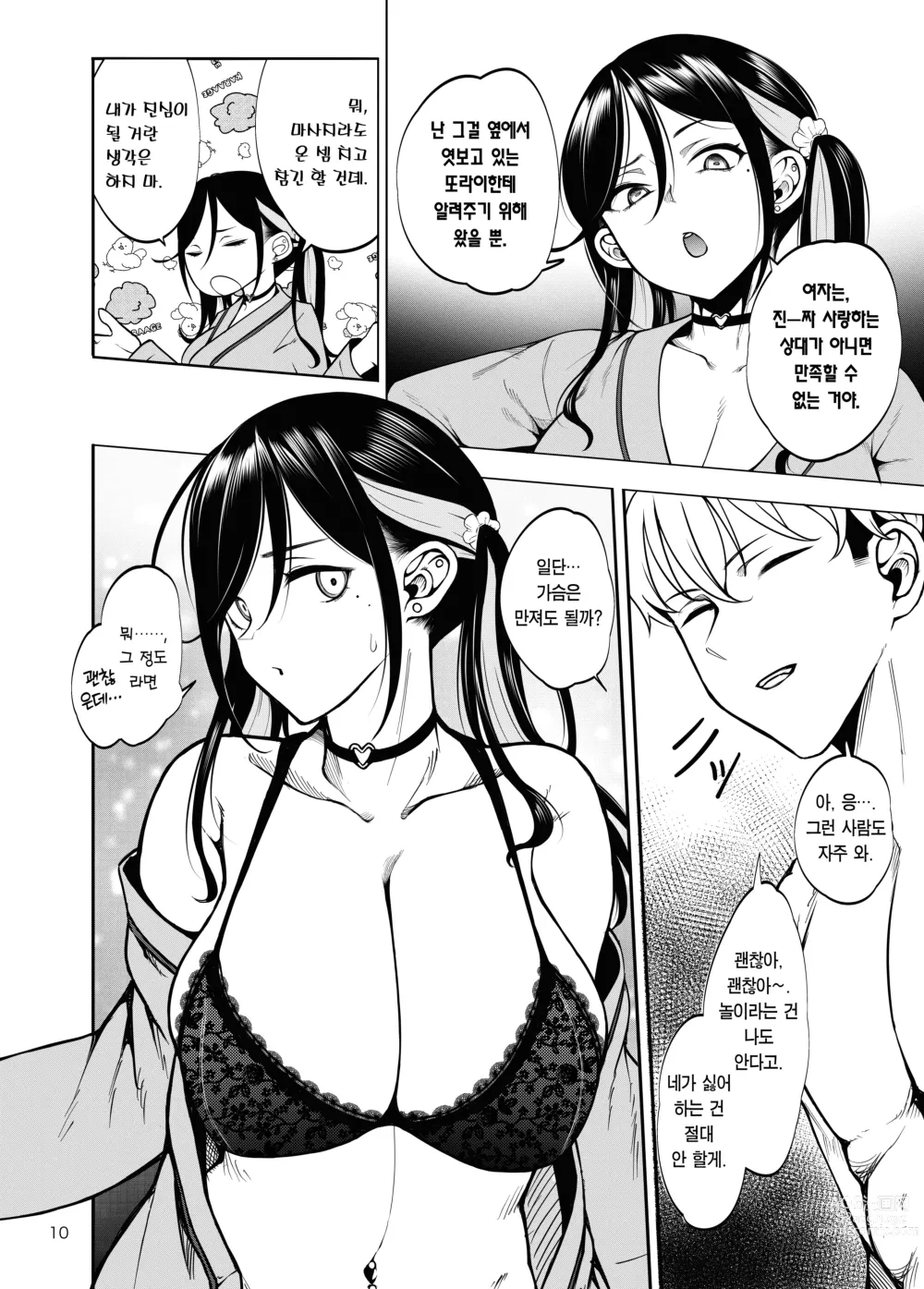 Page 11 of doujinshi 여친을 네토라세 풍속 같은 곳에 데려가는 게 아니었는데 (decensored)