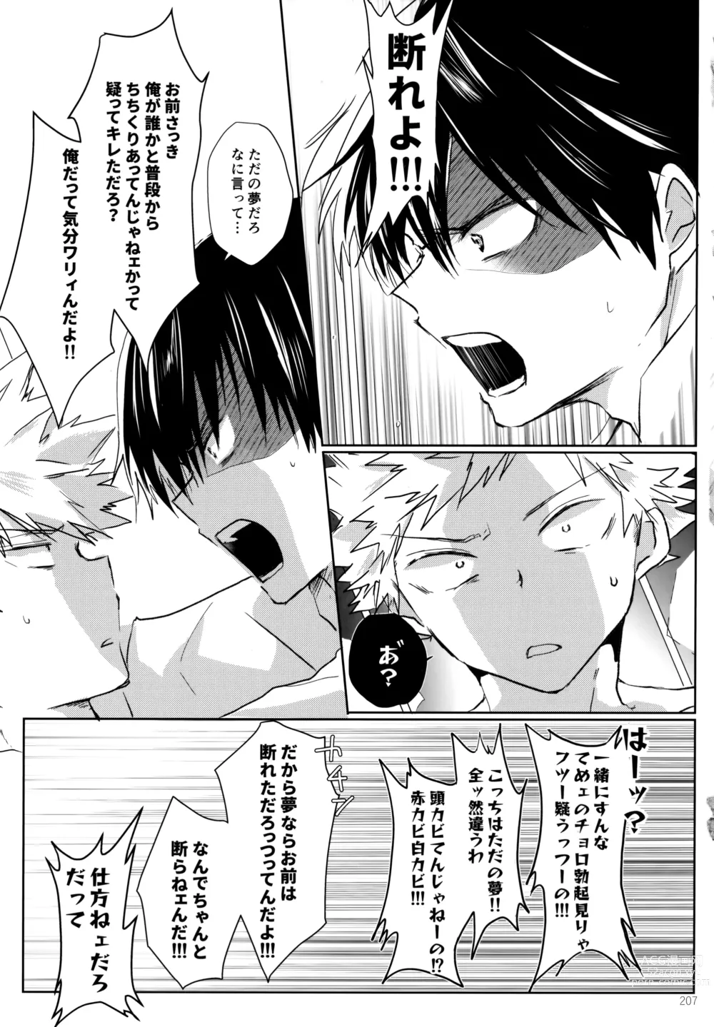 Page 207 of doujinshi Re:Chilled TDBK 2