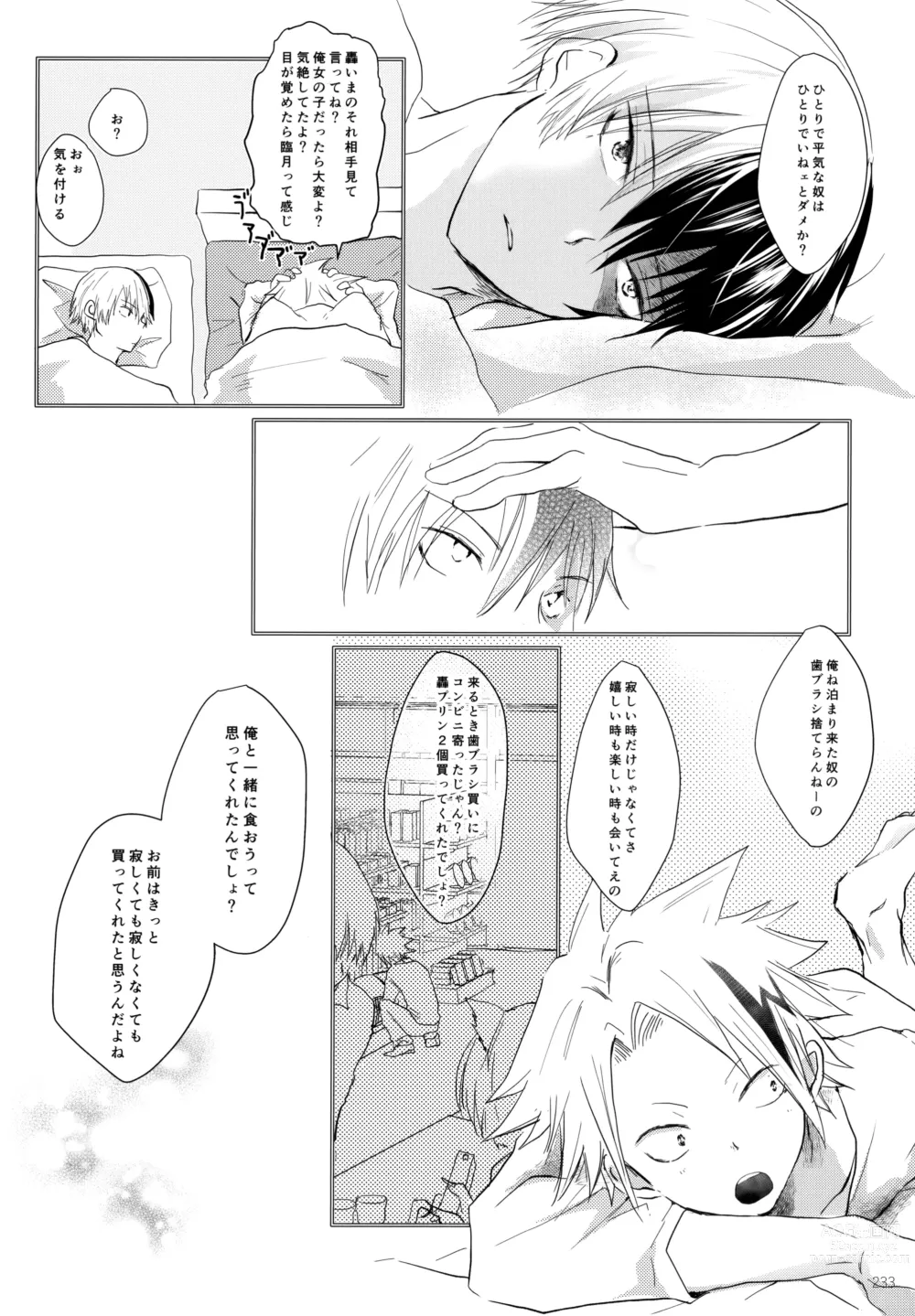 Page 233 of doujinshi Re:Chilled TDBK 2