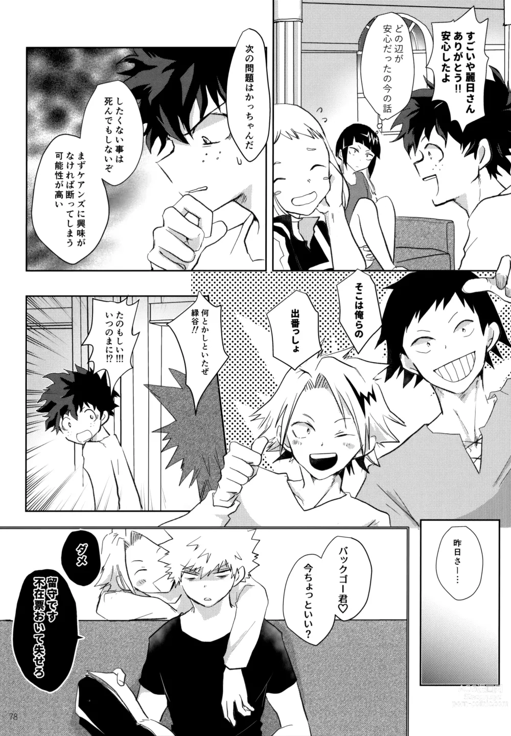 Page 78 of doujinshi Re:Chilled TDBK 2