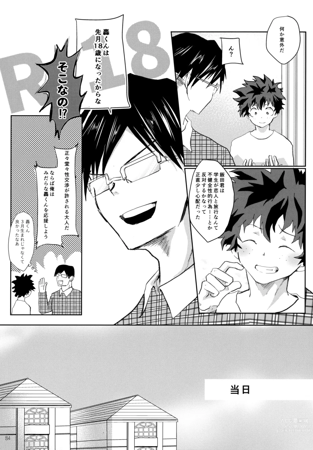 Page 84 of doujinshi Re:Chilled TDBK 2