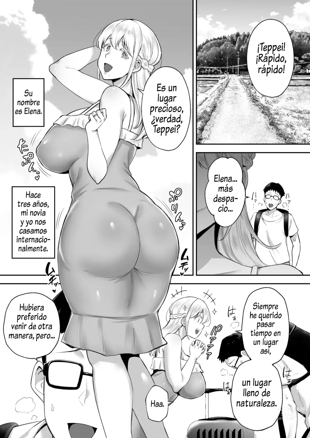 Page 2 of doujinshi La Esposa Rubia Infiel De Grandes Tetas Elena