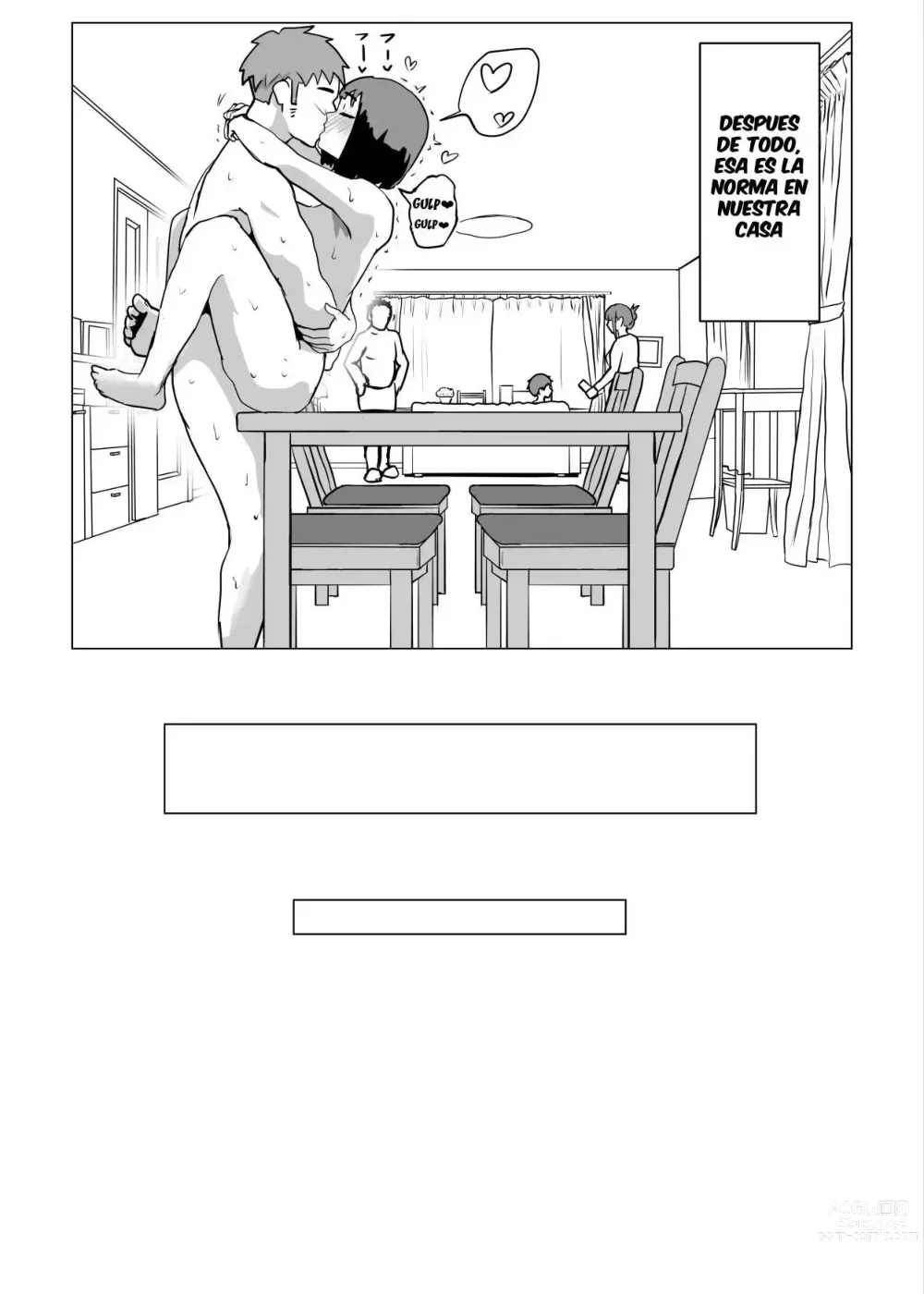 Page 63 of doujinshi Uchi de wa Kazoku Sex wa Joushiki Rashii