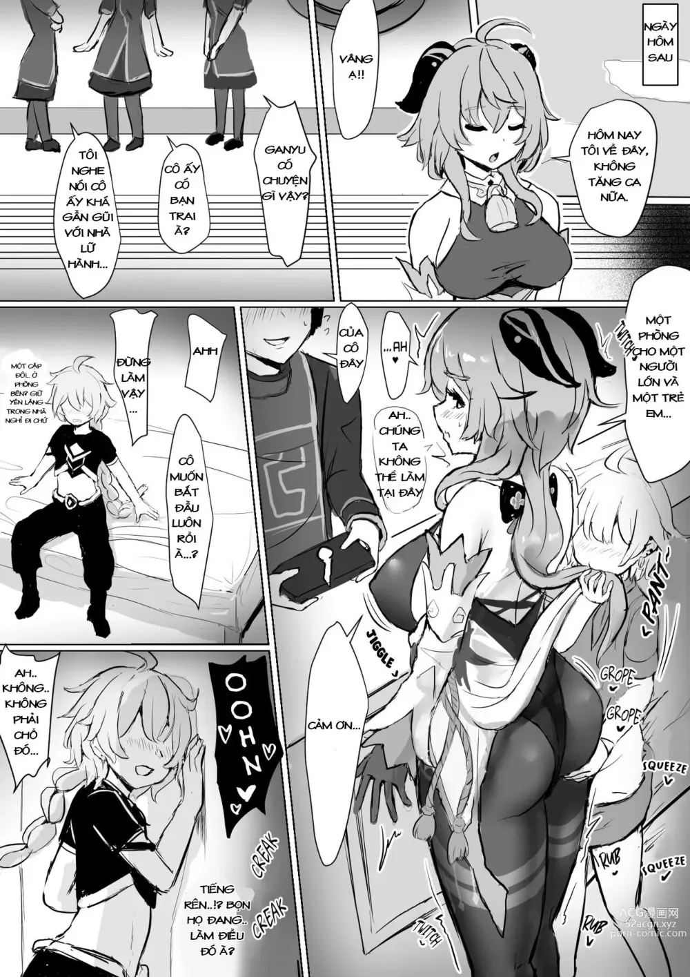 Page 5 of doujinshi Ganyu to Warui Shoukai no Musuko