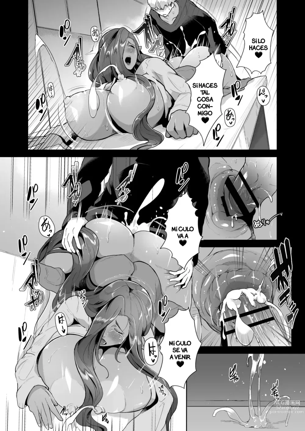 Page 15 of doujinshi Mucchiri Dekachichi Dark Elf no Oba-san to Icha Love Fudeoroshi Seikatsu