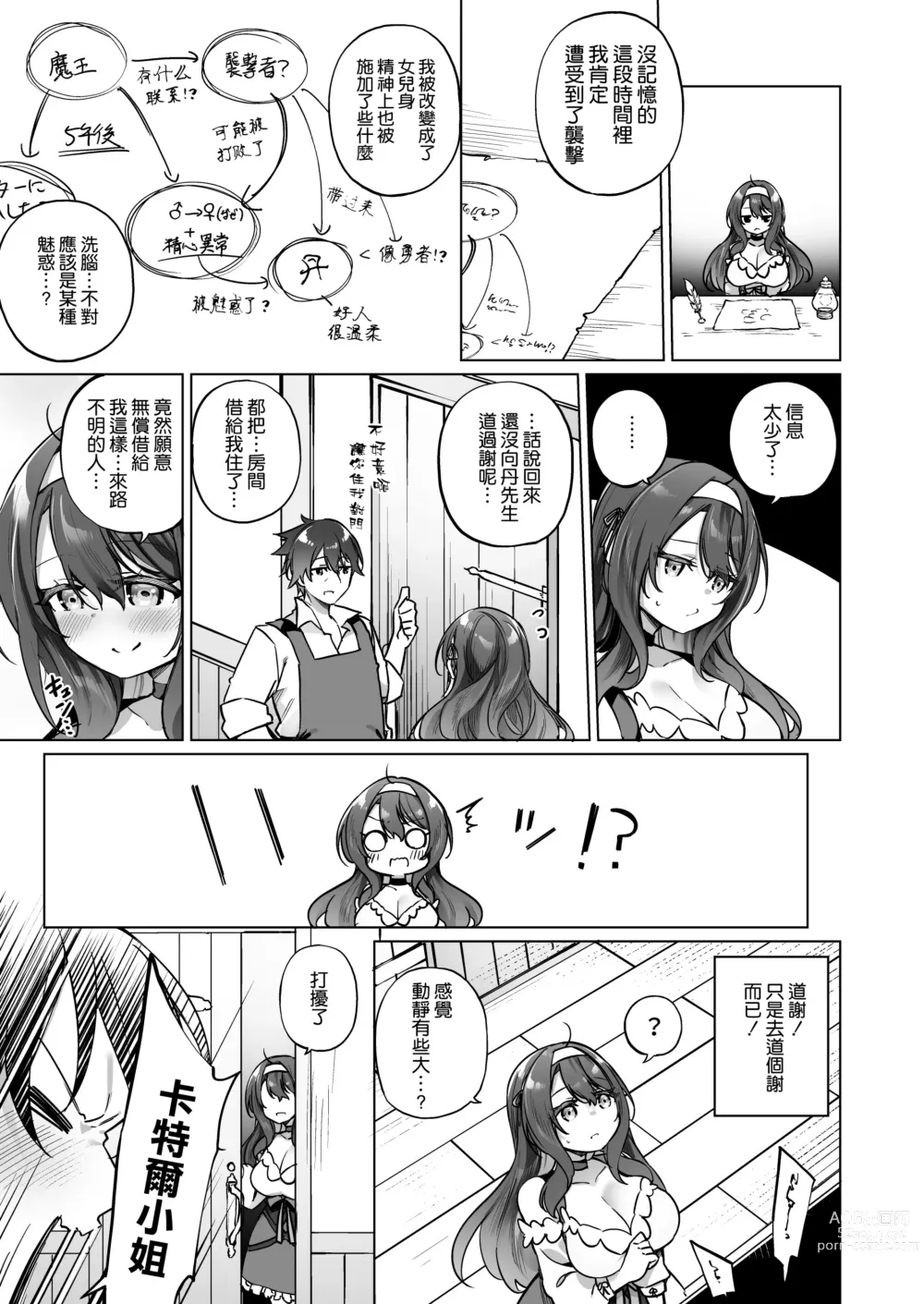 Page 13 of doujinshi Yuusha Party no Kenja ga TS shite Shiawase ni Naru Hanashi