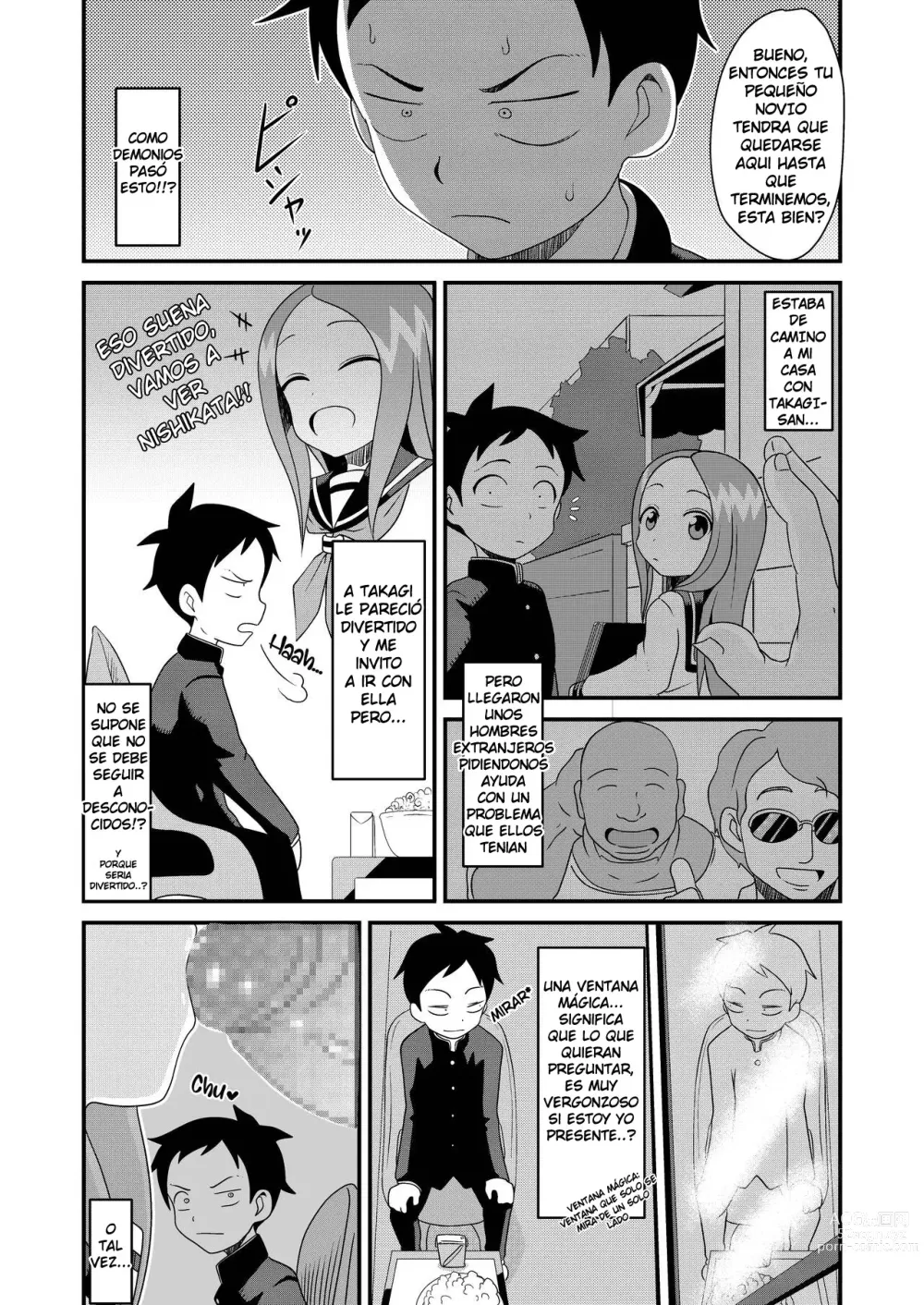 Page 2 of doujinshi Karakai Jouzu no T.K.G.~ Magic Mirror Kosi no Nakadashi Chinpo Kui ~