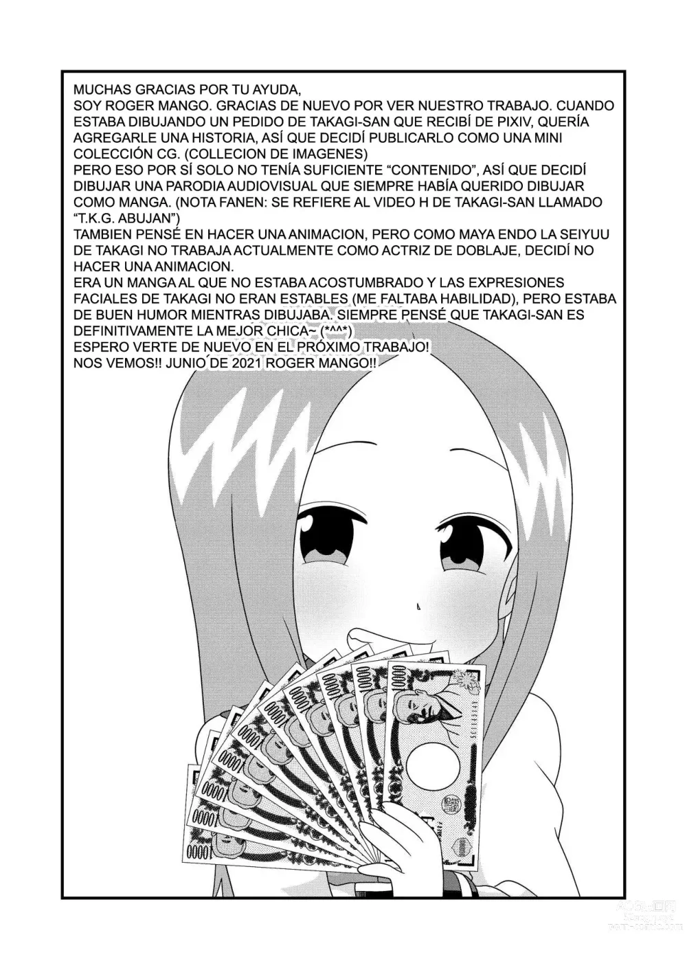 Page 25 of doujinshi Karakai Jouzu no T.K.G.~ Magic Mirror Kosi no Nakadashi Chinpo Kui ~