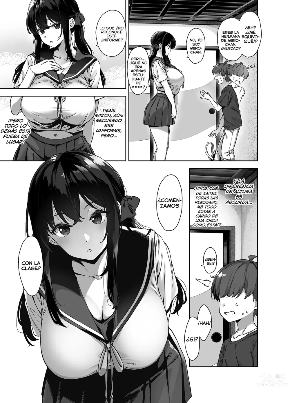 Page 7 of doujinshi Natsu to Inaka to Yuuwaku shite kuru Dekkai Oshiego