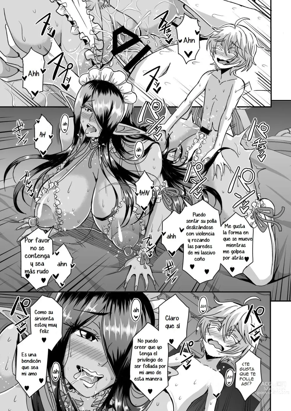 Page 38 of doujinshi Destruire mil mundos con tal de ir a la cama con mi señor una vez mas