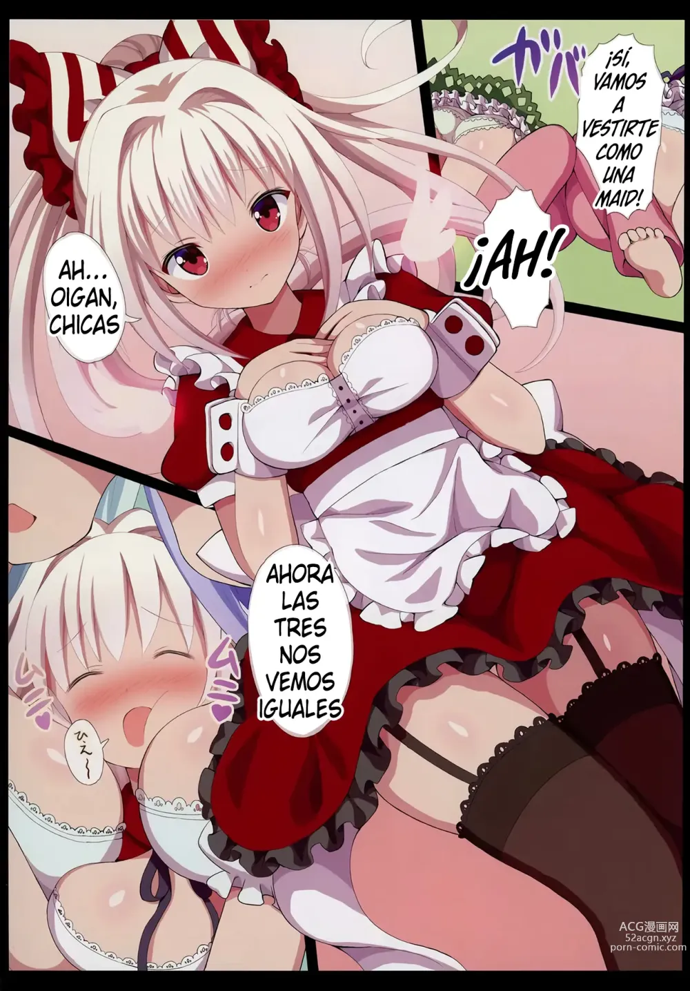 Page 4 of doujinshi Maid KeneMoko Sandwich!