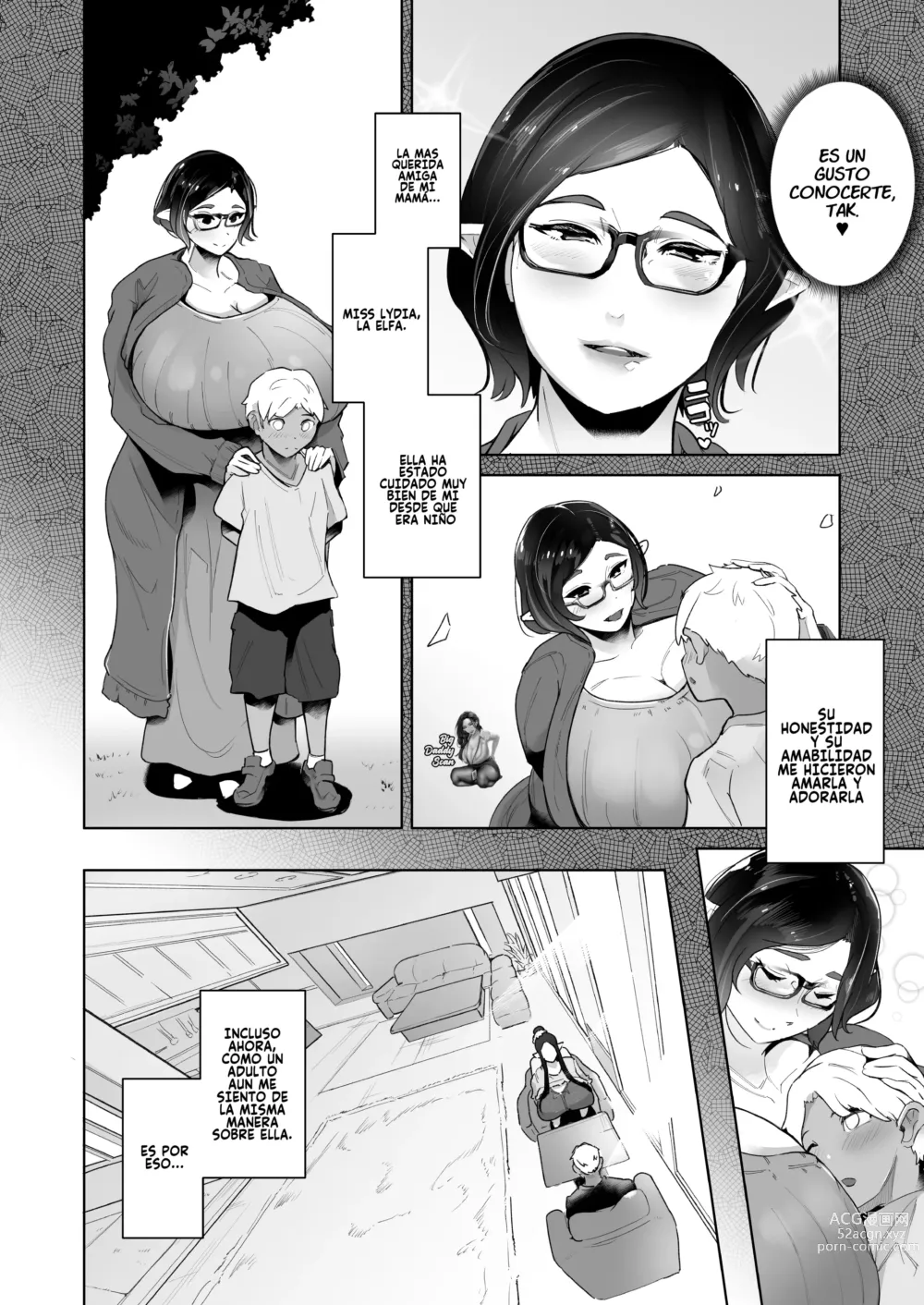 Page 4 of doujinshi La Caliente Y Pervertida Promesa Que Le Hice A Mi Gordita Y Pechugona Tía Elfa