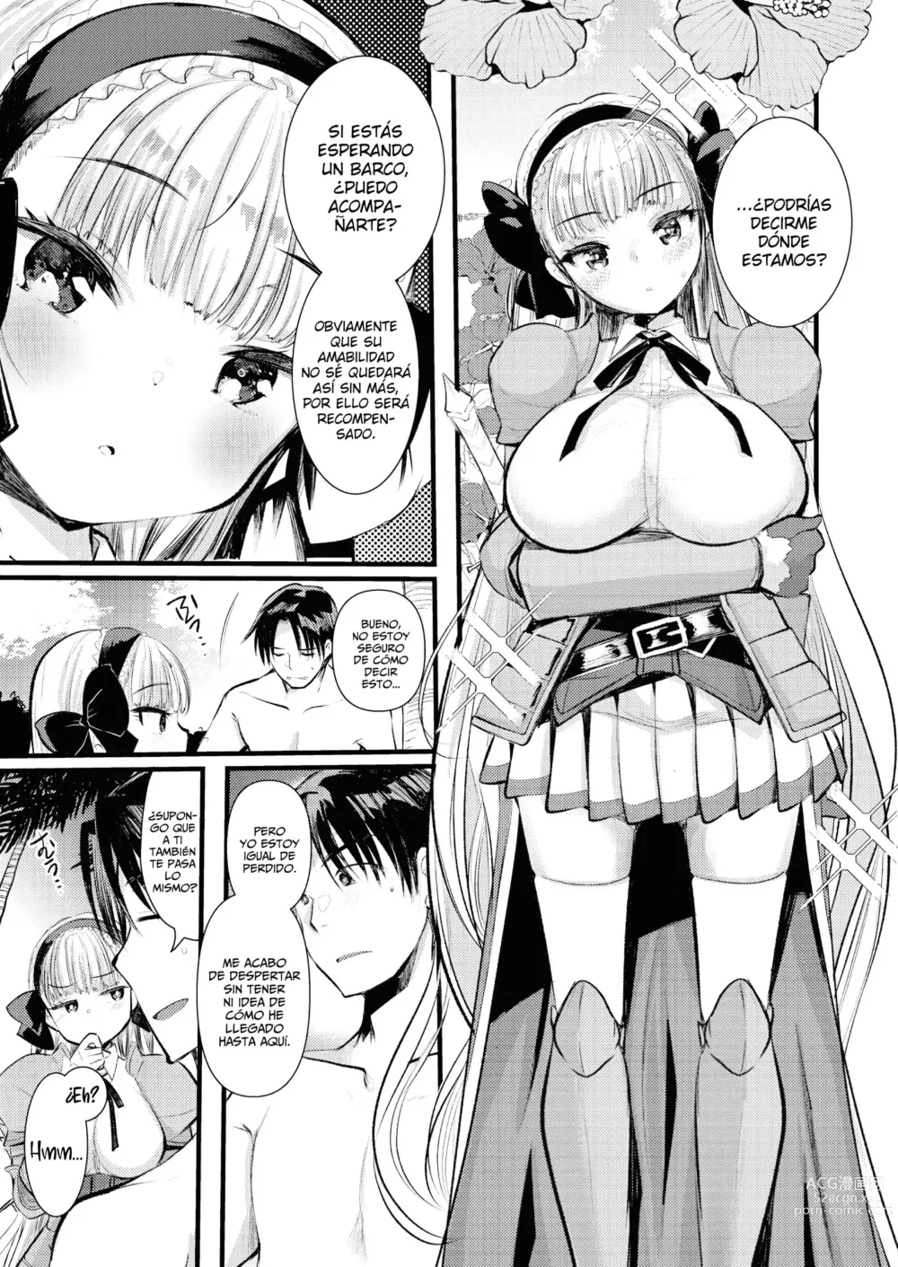 Page 15 of manga Vida Relajada En Una Isla Desierta Con Una Princesa Caballero De Nivel 1 - Capítulo 1