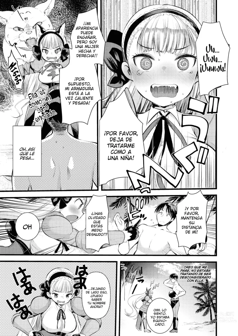 Page 17 of manga Vida Relajada En Una Isla Desierta Con Una Princesa Caballero De Nivel 1 - Capítulo 1