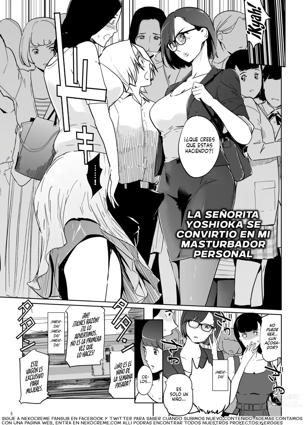 Page 6 of doujinshi La Señorita Yoshioka se Convirtió en mi Masturbador Personal.