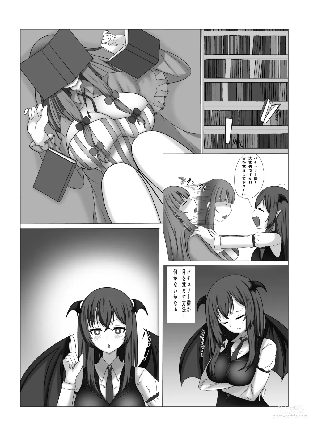 Page 3 of doujinshi Patchouli-sama no Kabeshiri Hon