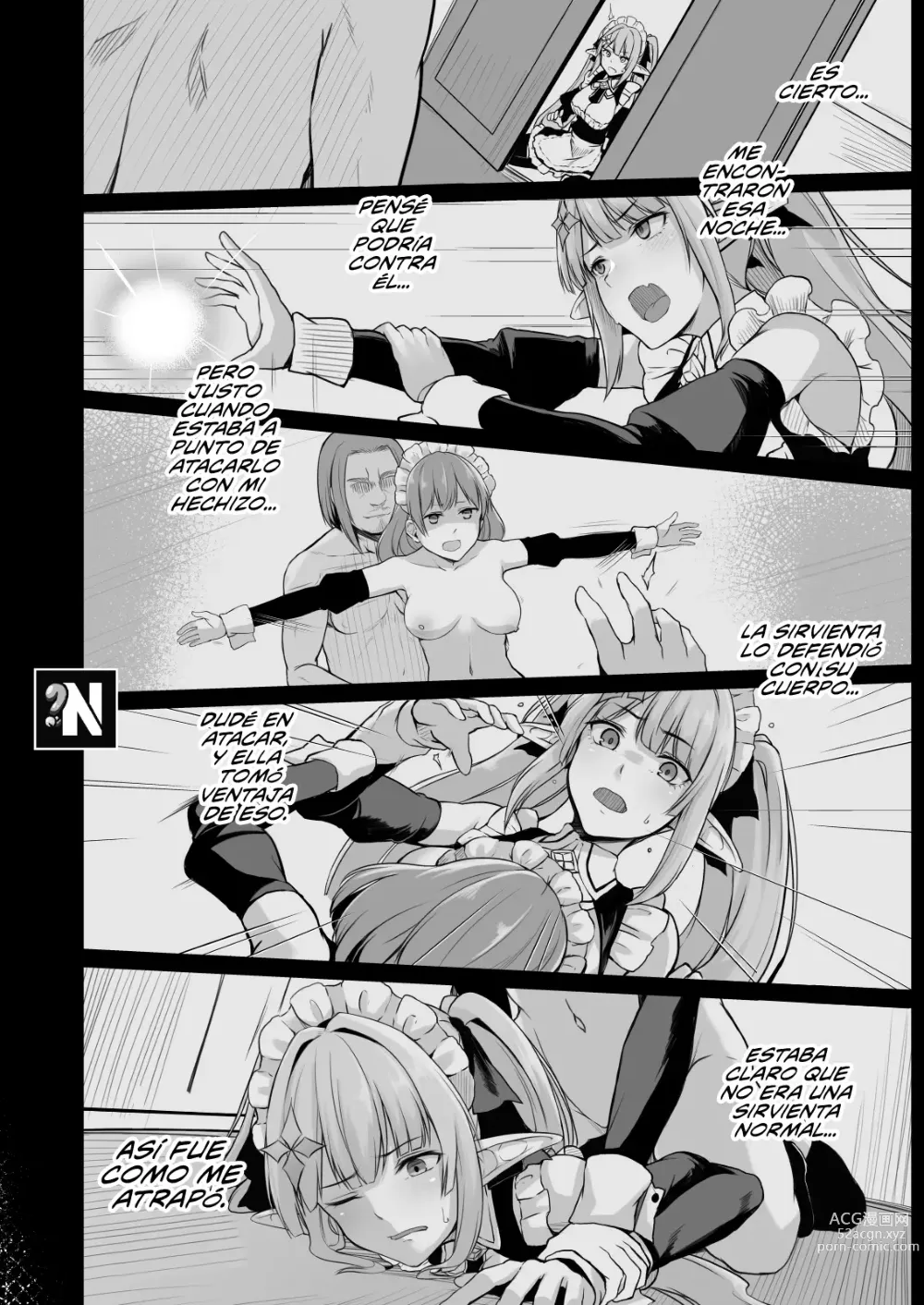 Page 13 of doujinshi ELFIN QUEST #Maid Saimin Ryoujoku Hen