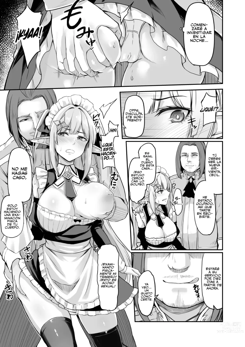 Page 4 of doujinshi ELFIN QUEST #Maid Saimin Ryoujoku Hen