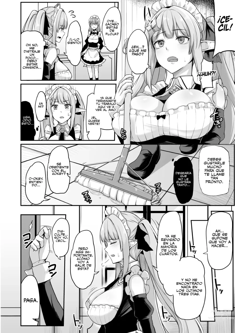 Page 9 of doujinshi ELFIN QUEST #Maid Saimin Ryoujoku Hen