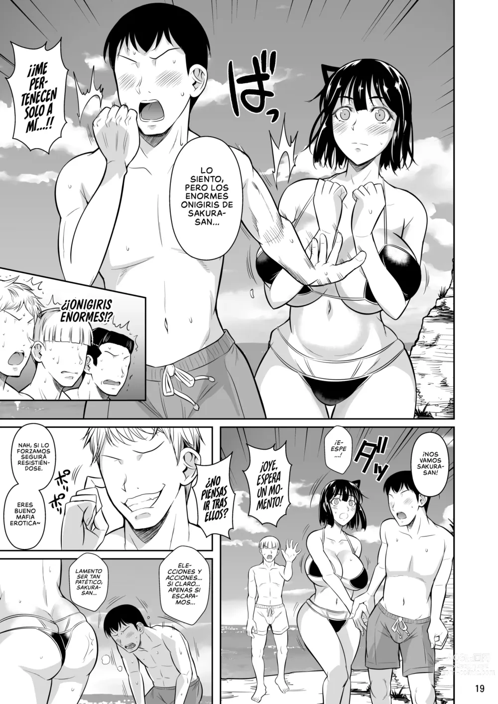 Page 20 of doujinshi Un Mafioso Erótico toma la Decisión Correcta cuando ve a su Novia en un Traje de Baño Lascivo 3