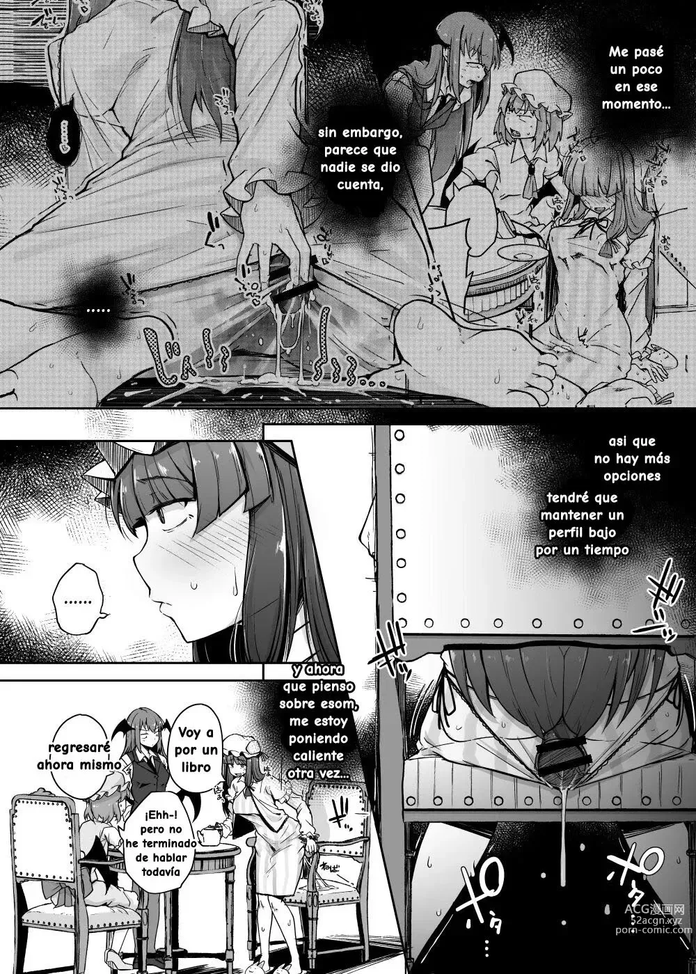 Page 4 of doujinshi Ana to Muttsuri Dosukebe Daitoshokan 4