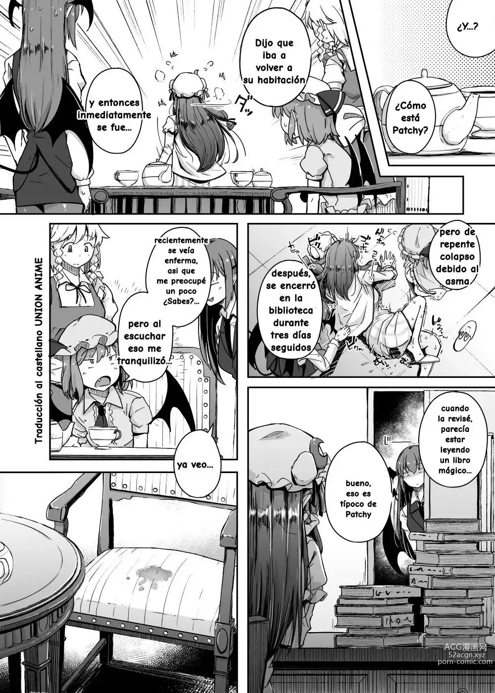 Page 10 of doujinshi Ana to Muttsuri Dosukebe Daitoshokan 4