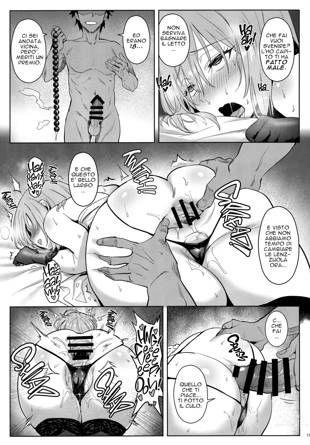 Page 7 of doujinshi Mashs Secret Training Regimen