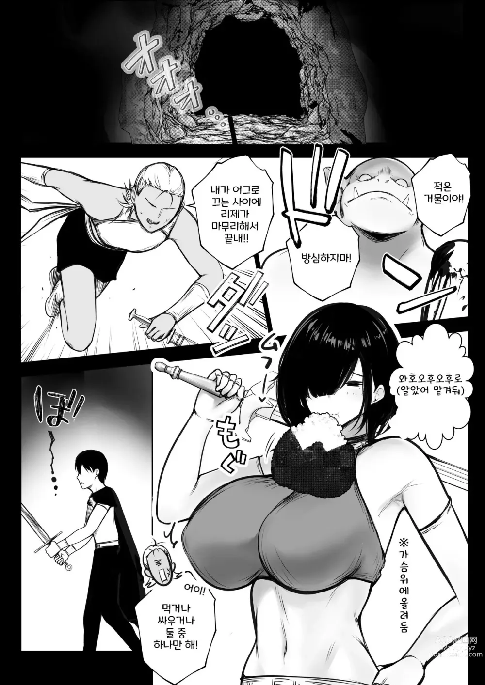 Page 3 of doujinshi Onna Kishi Rize wa Koyoi mo Maotoko ni Dakareru 2