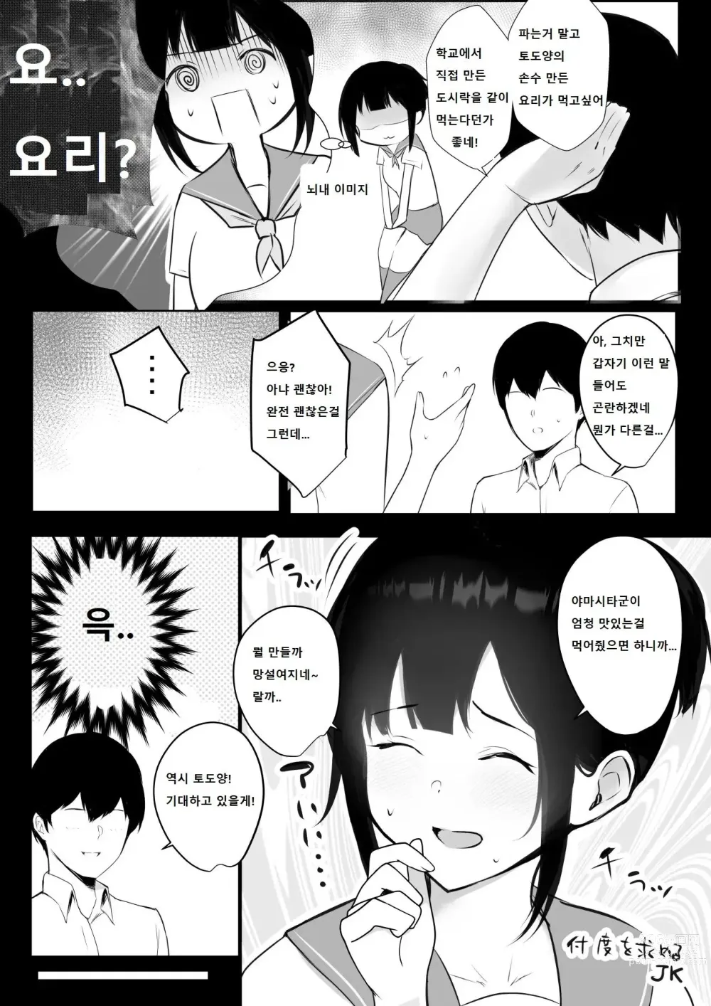 Page 4 of doujinshi Boku no Kanojo wa Charao to Doukyochuu 2